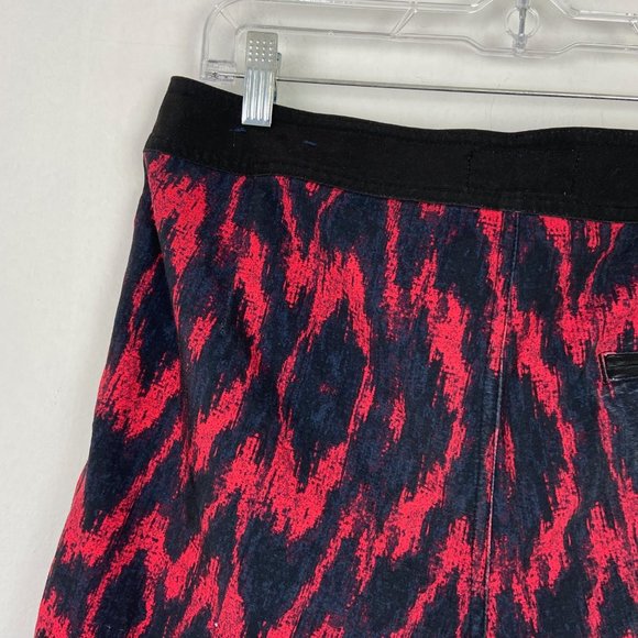 American Eagle Red Printed Board Shorts - Picture 8 of 11